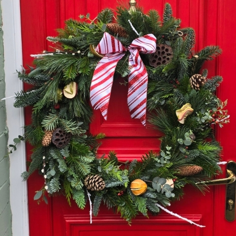 Merry and Bright Woodland Wreath
